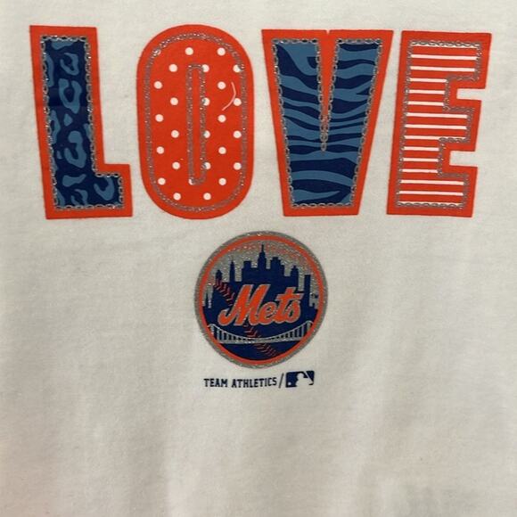 Genuine Merchandise New York Mets Infant LOVE Bodysuit & Skirt Set 0-3 M - Picture 4 of 5